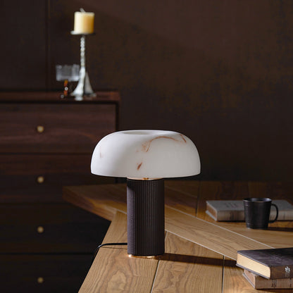 Woven Leather Table Lamp